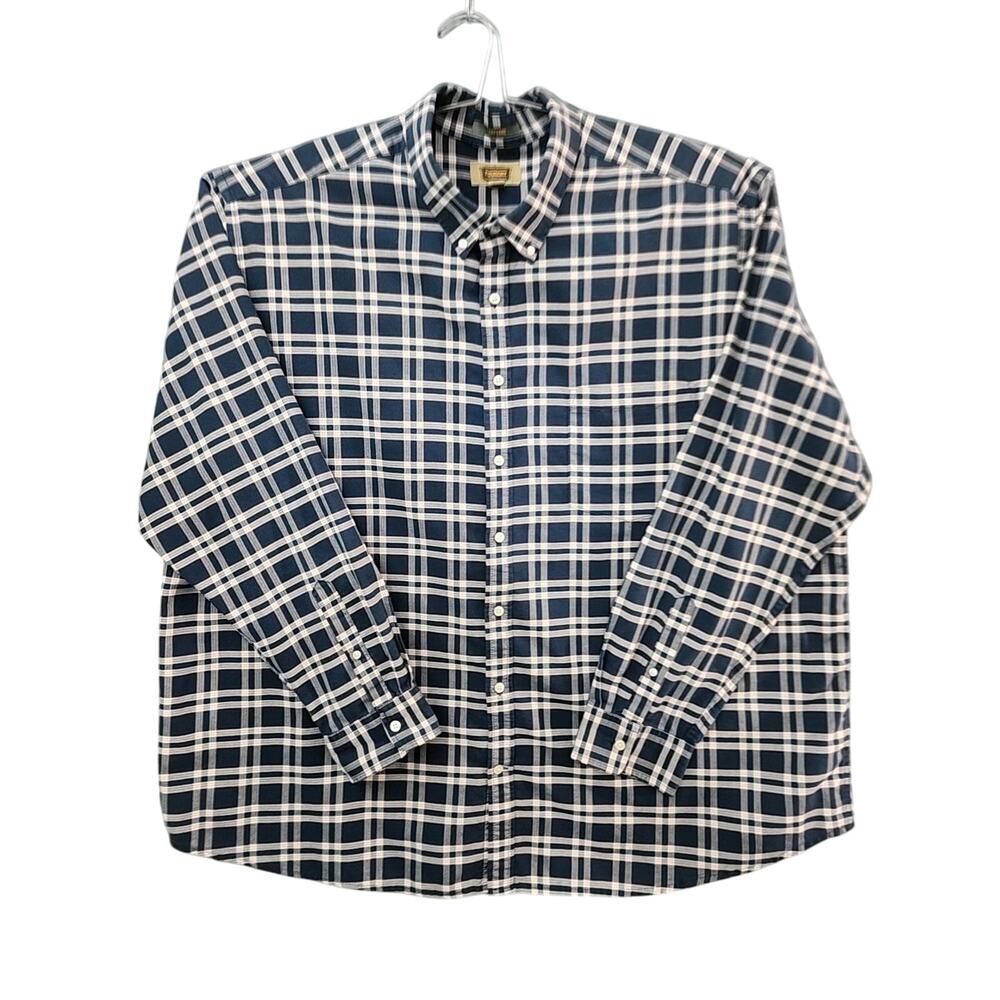 The Foundry Big & Tall Supply Co Mens Long Sleeve Flannel Shirt Size 3XL‎